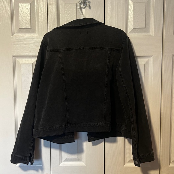 Express Black Denim Jacket - XXL - Picture 3 of 5